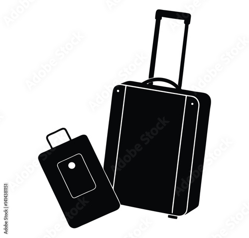 suitcase with luggage
