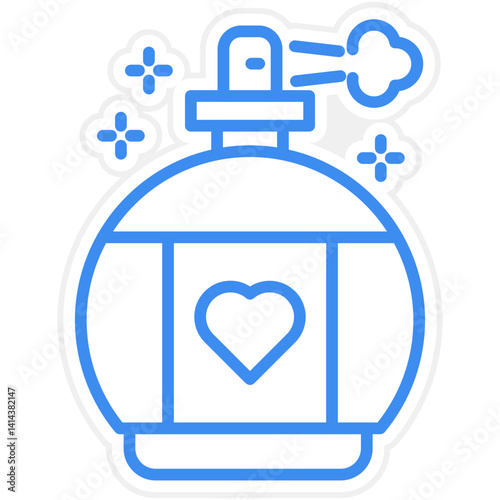 Perfume Vector Icon Style