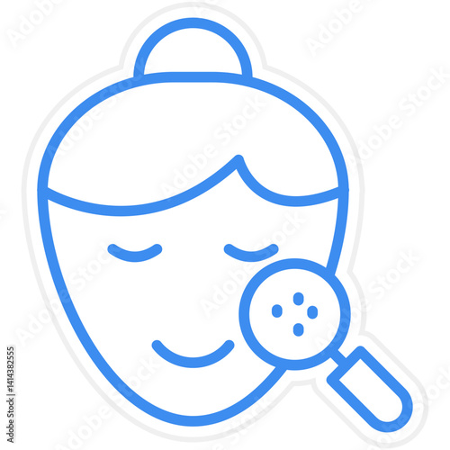 Dermatology Vector Icon Style