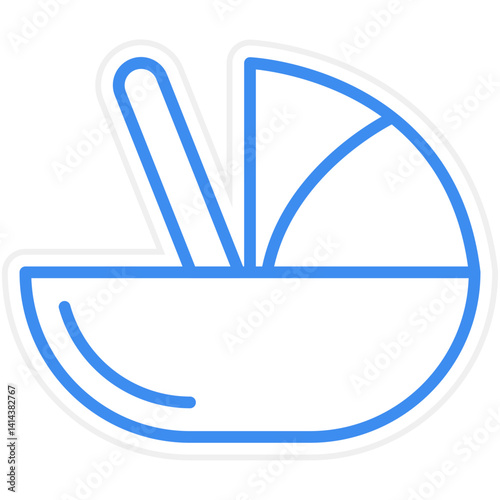 Car seat Vector Icon Style
