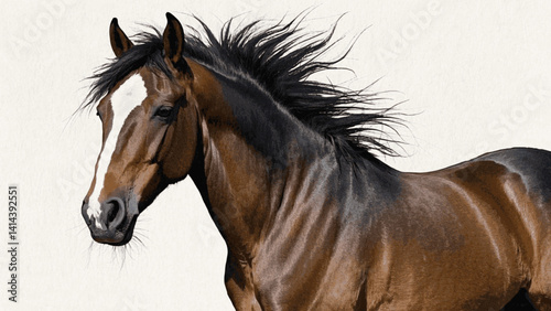 Gallop wash isolated watercolor vector illustration svg   