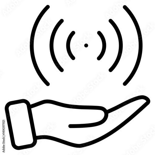 Ipv6 Support Icon Element For Design