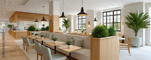 Urban co-working space with green wall interiors  natural ventilation system  and direct access to a community eco-courtyard