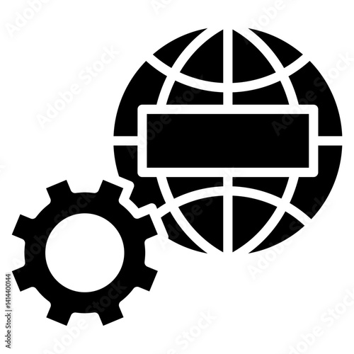 Dns Settings Icon Element For Design
