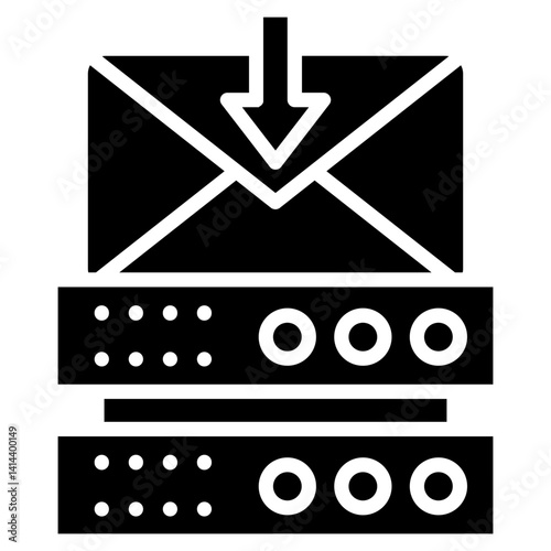 Email Hosting Icon Element For Design
