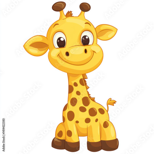 funny giraffe cartoon