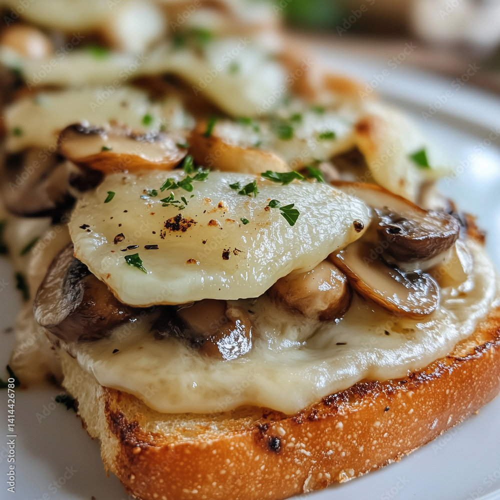 sandwich with mushroom sandwich with mushroom