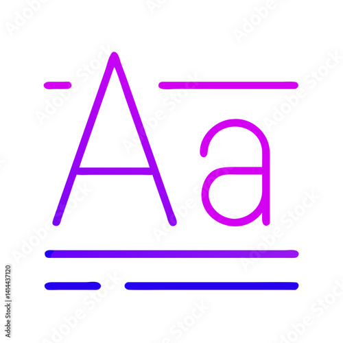 text icon "A"