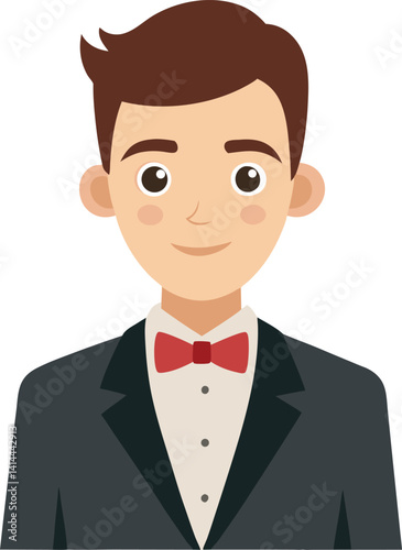 Groom silhouette