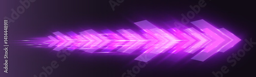 Futuristic speed background with glowing arrows, motion blur, digital technology concept, fast-moving elements, dynamic light trails, high-tech energy flow, acceleration effect, sci-fi motion design.
