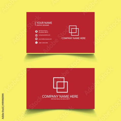 Business card design template, Clean professional business card template, visiting card, business card template.
