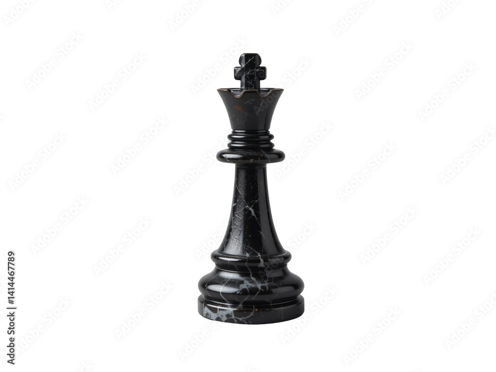 Isolated Chess Knight Piece in Marble Texture. Isolated Chess Knight Piece in Marble Texture.