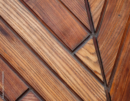 Wood Texture with Modern Geometric Pattern – Abstract Background