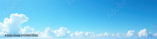 Vast, clear azure sky with subtle cloud wisps, serene, background, shade