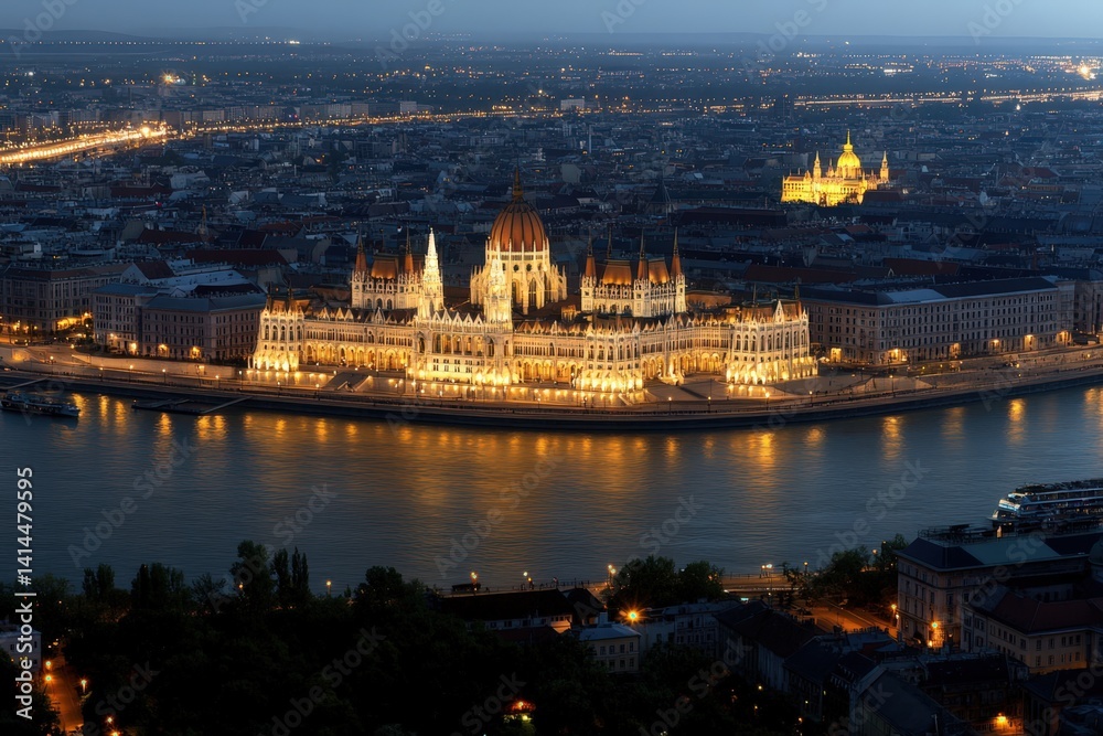 Obraz premium RD CONGO - KINSHASA - FLEUVE CONGO. Beautiful simple AI generated image