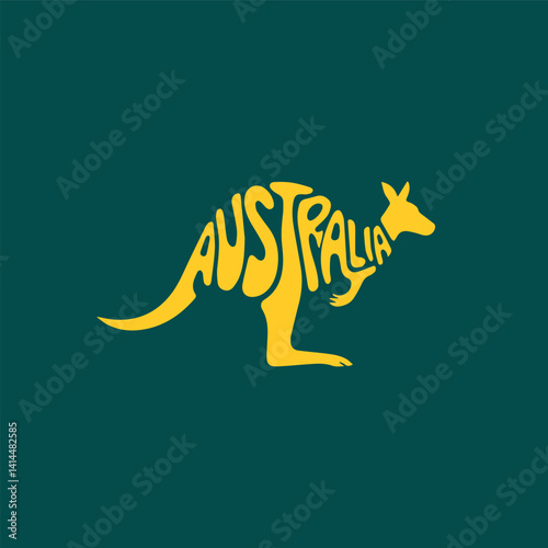 Australian kangaroo logos