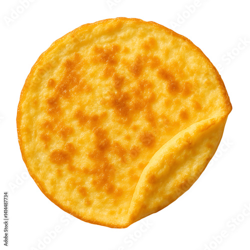 Omlette isolated on transparent background 