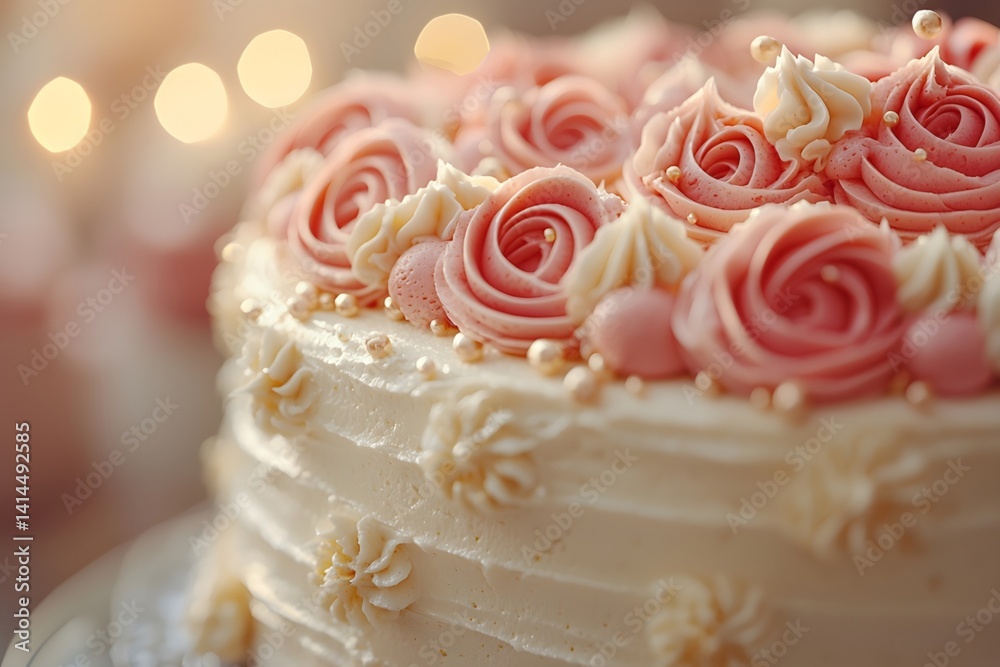 Exquisite cake close-up Exquisite cake close-up