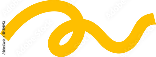 Abstract Curved Line Swirl