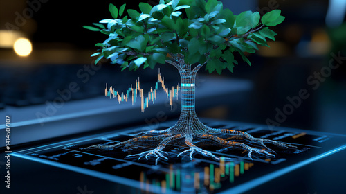 holographic fundamental data stock tree