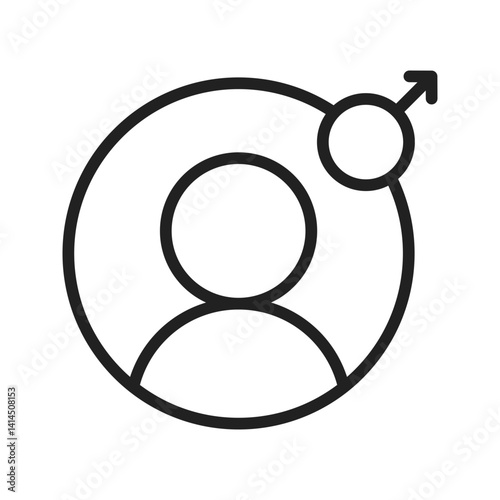Man icon vector image. Suitable for mobile apps, web apps and print media.