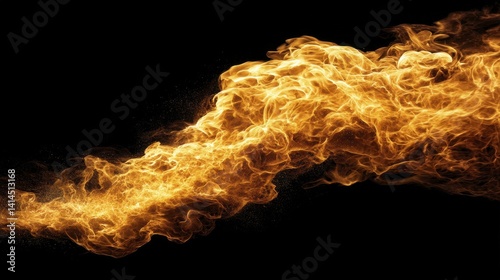 Burning orange flame, representing unpredictable fate and serendipity Ideal for websites and projects related to luck - light risk surprise unpredictability