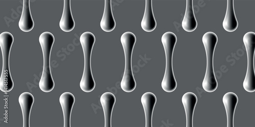 Glowing grey abstract shape dark black grey background futuristic dynamic poster header cover wallpaper banner background design