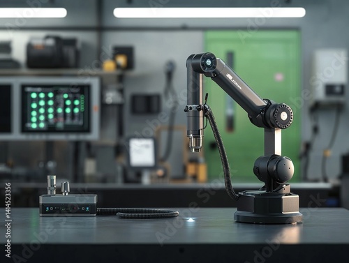 Collaborative Welding Robot with Force Feedback Sensors and Ergonomic Control Pendant on Workbench
