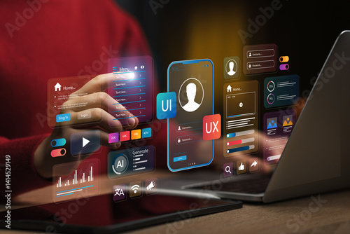 UX-UI Design Web and Application User Design Concepts Web Design Application Design User Experience User Interface Data Visualization Creative Planning Holographic Display