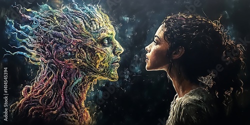 Two Figures in Contemplation
