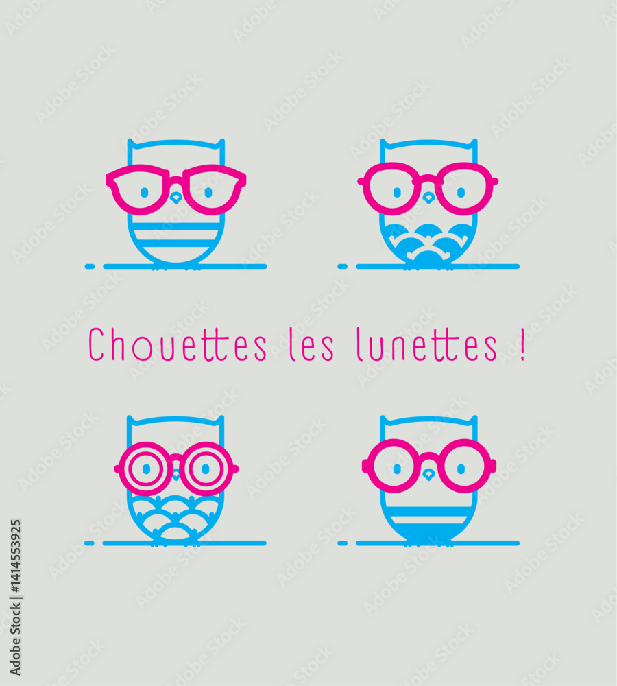 affiche promotion et publicité pour opticien, lunetier, logo, image de marque, affichage, boutique, commerce, vitrine, promotion, réseaux sociaux, web, presse, annonce-presse