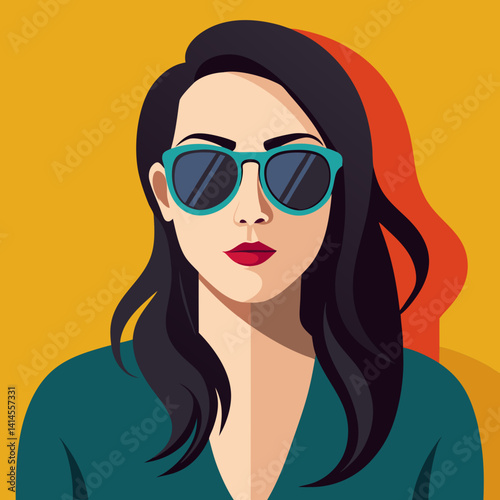 woman wearing sunglasses 