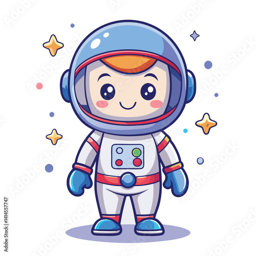 Cute astronaut illustration