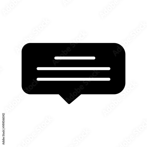 Speaking glyph icon