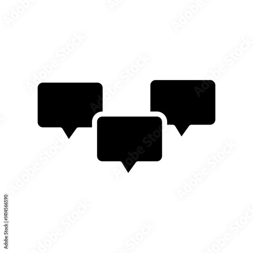 Speaking glyph icon