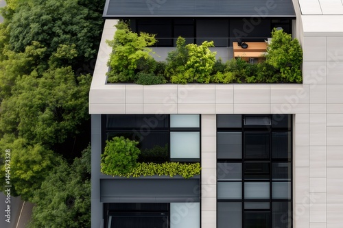 Biophilic design promoting wellbeing in modern architecture