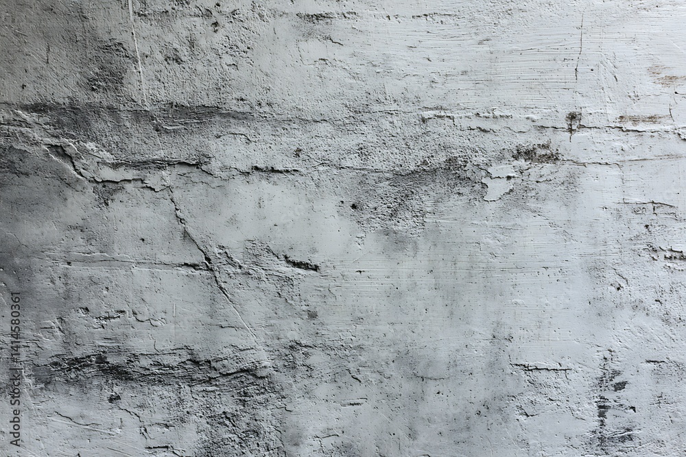 Fototapeta premium abstract design elements emerge from weathered wall adding depth to contemporary aesthetics 