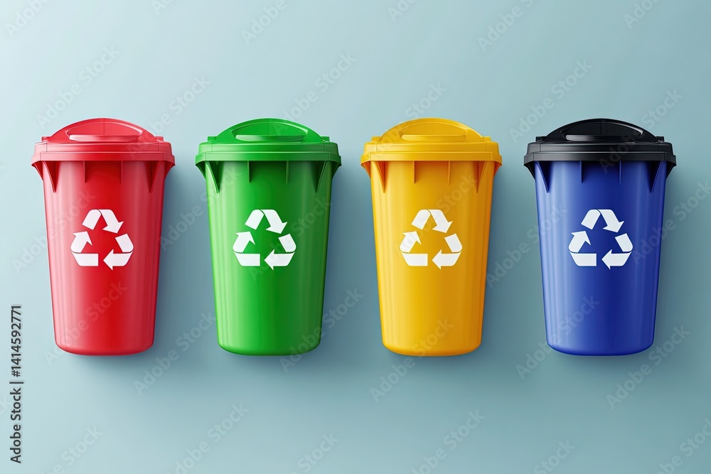Recycling Symbol Variations Design Vector Recycling Symbol Variations Design Vector