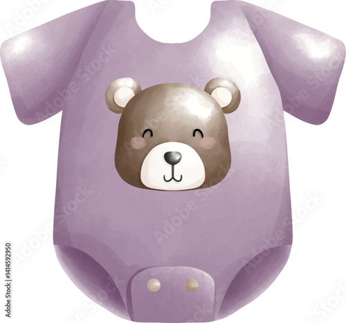 Baby shower purple theme 145.eps