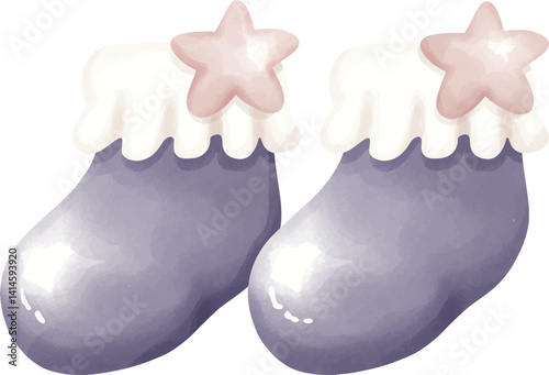 Baby shower purple theme 126.eps