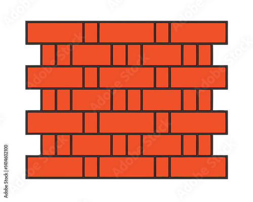 Red Brick Wall Pattern. A Detailed Look at Brickwork