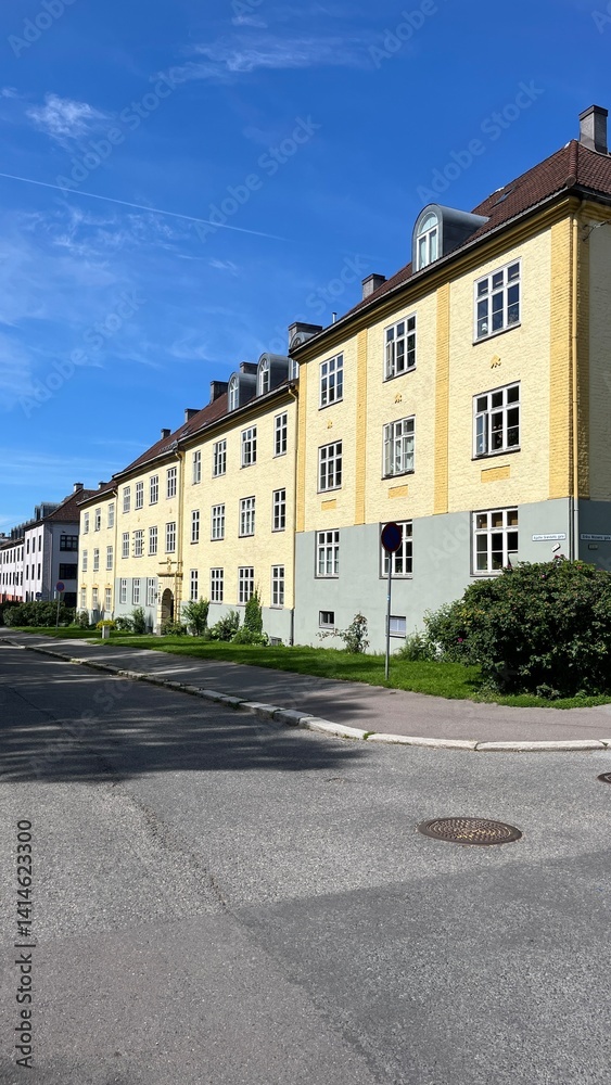 Naklejka premium Oslo 1920s Architecture. Torshov District