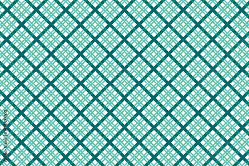 Vintage chekered color geometric texture for, card, textile, fabric, etc. Classic geometric texture gingham checkers, tablecloth, lines, paper, green, plaid seamless pattern vector. Retro background.