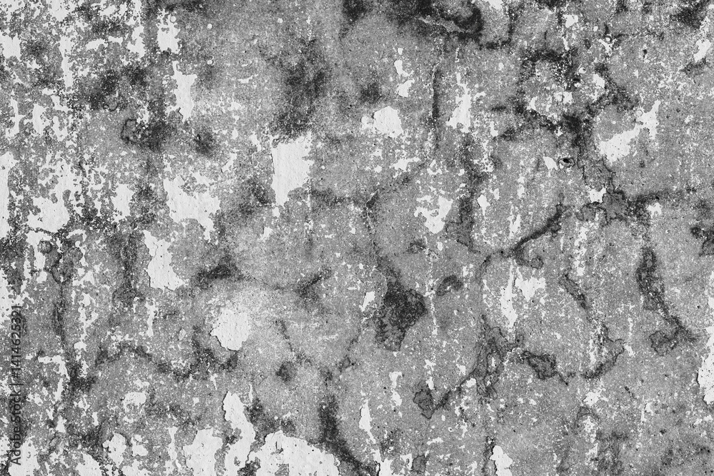Texture of old concrete wall. Rough, stained concrete surface. Perfect for background and design. Close-up. High resolution.