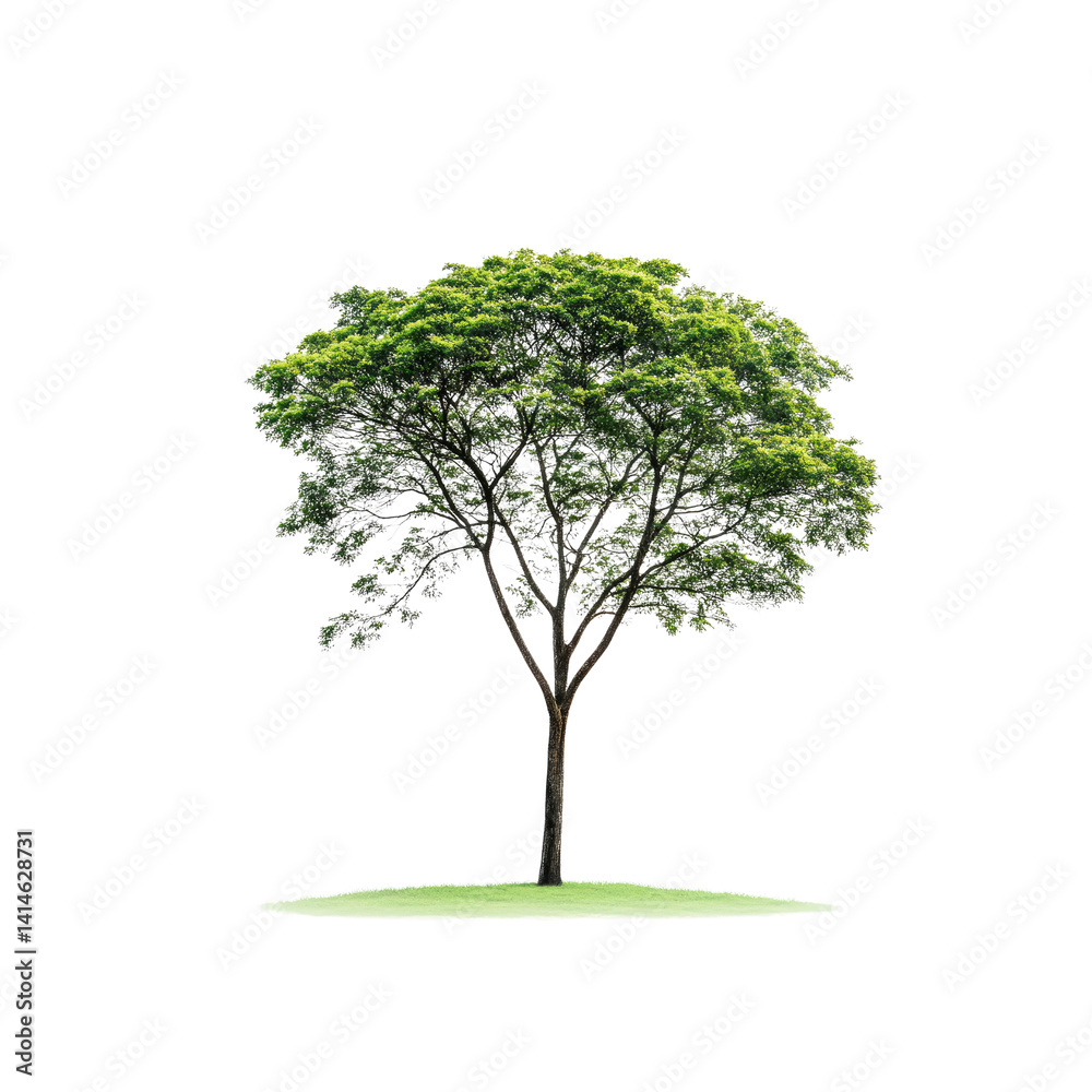custom made wallpaper toronto digitalLush Green Tree Isolated on Transparent Background - Perfect for Compositing