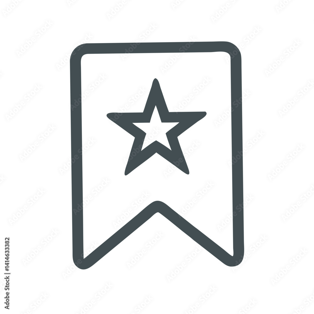 Gray bookmark with star icon symbolizing favorites and organizational tools concept
Gray bookmark with star icon symbolizing favorites and organizational tools concept