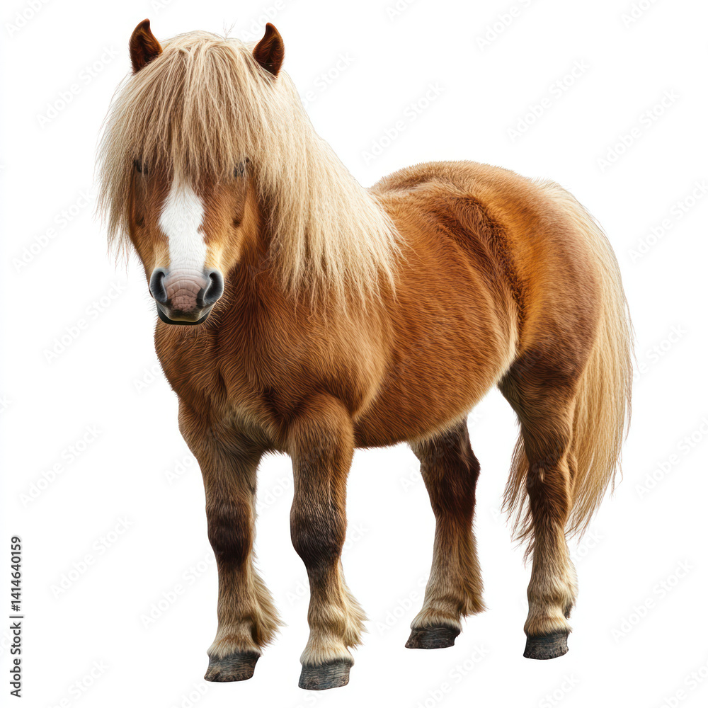 Obraz premium horse isolated on white background