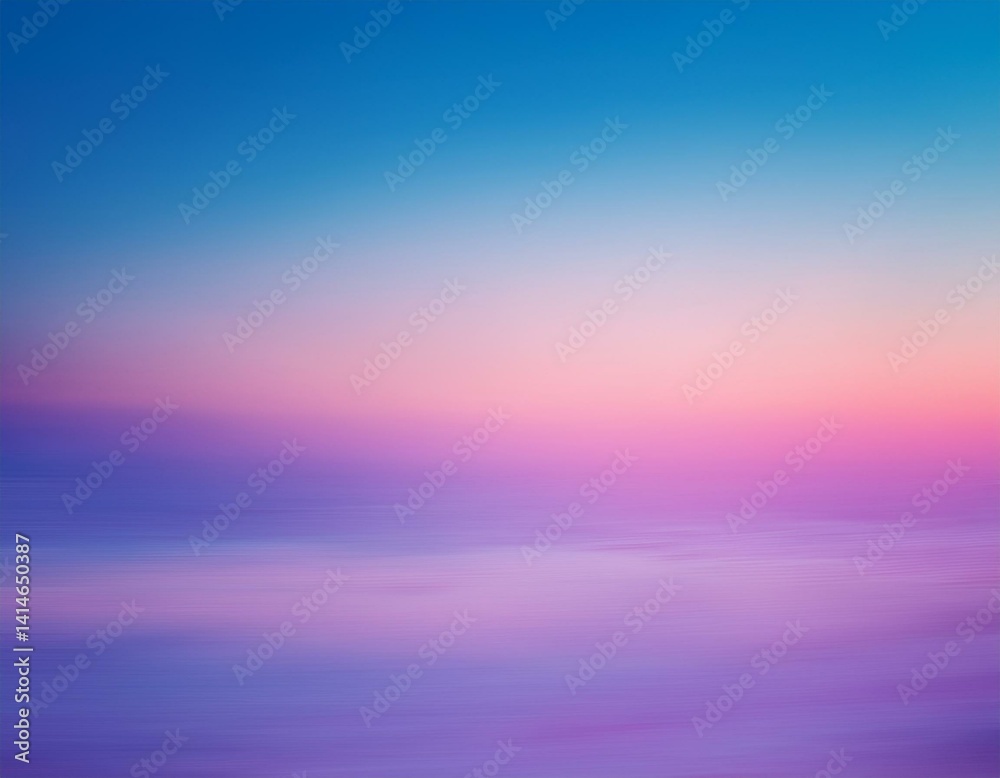 Obraz premium pastel gradient background with hues of purple, pink, and blue, creating a calming, dreamy 