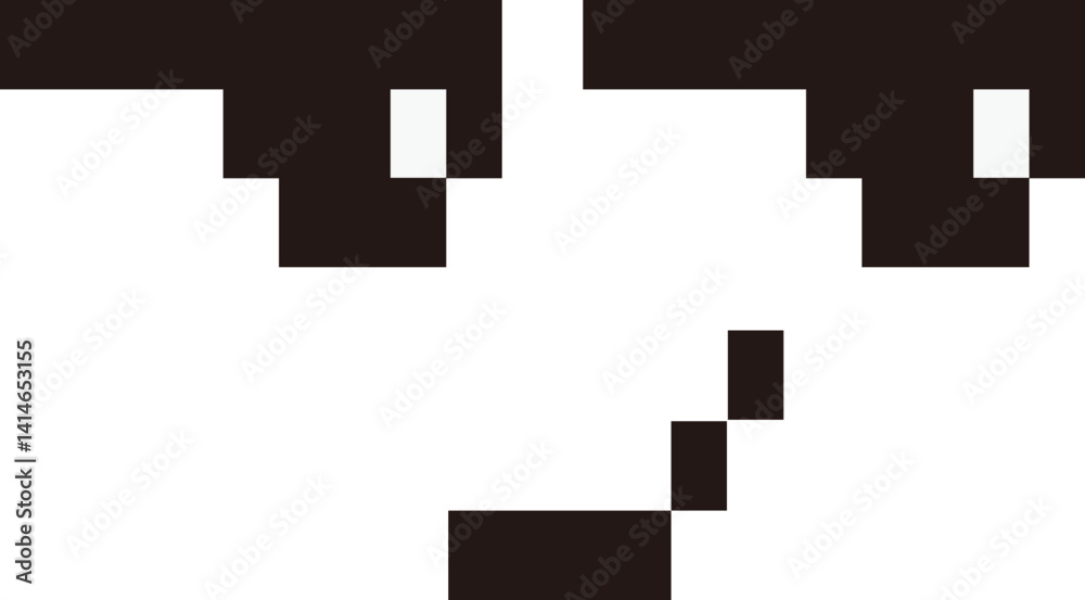 Pixel Art Sunglasses - Deal With It Meme Style Pixel Art Sunglasses - Deal With It Meme Style