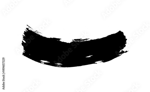 Abstract brush stock isolated on transparent PNG file